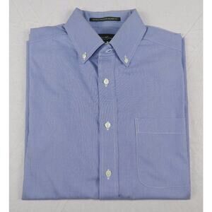 EDDIE BAUER shirt size MEDIUM long sleeve relaxed fit office shirt (p31)